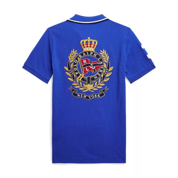 NWT POLO RALPH LAUREN Big Boys 10-12 Polo ShirtCrest Cotton Mesh …